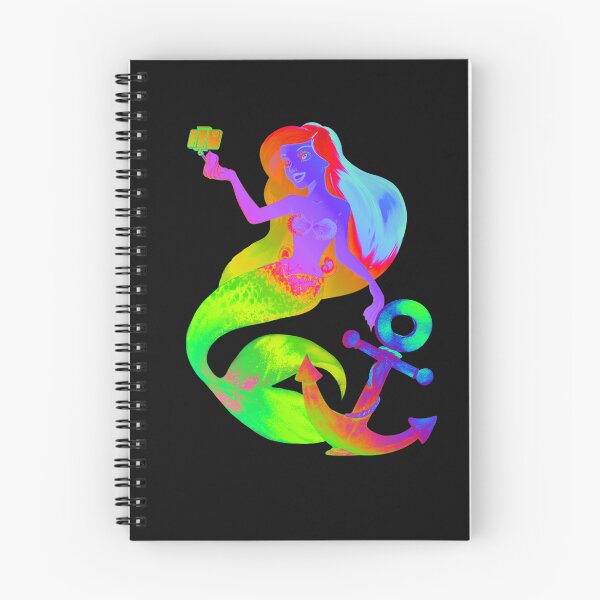Item preview, A mermaid taking a selfie at the bottom of the ocean designed and sold by Lovelalaland.