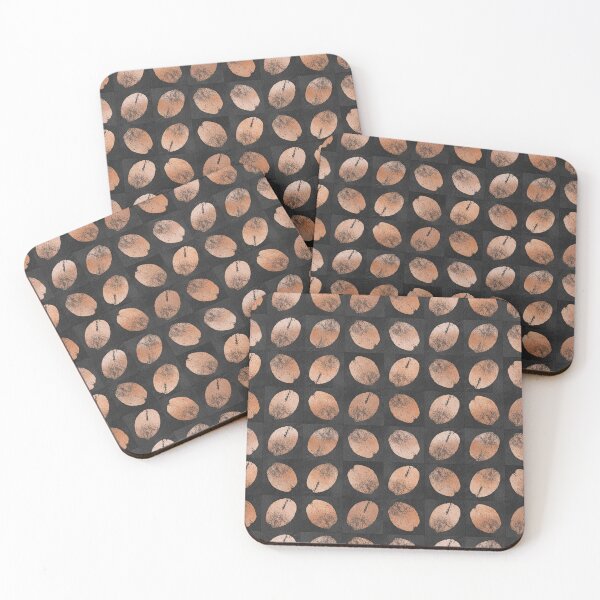 Item preview, Rust & Charcoal Coffee Bean Blocks designed and sold by Echo Blanc.