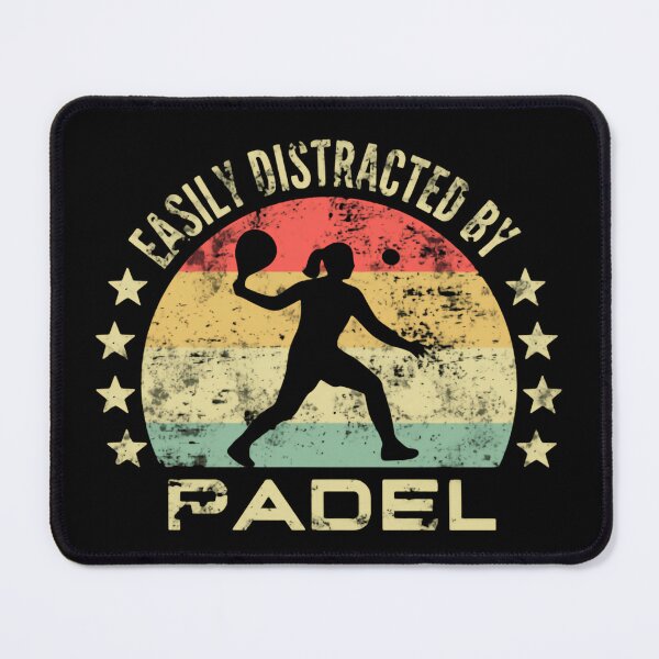Item preview, Easily Distracted by Padel Vintage Retro Sunset Sport Style Mood designed and sold by HumansStuck12.