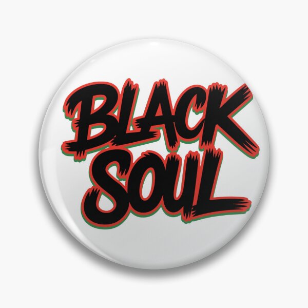 Item preview, BLACK SOUL Grunge Typography Red Green Outline Graphic designed and sold by LegendsOfLife37.