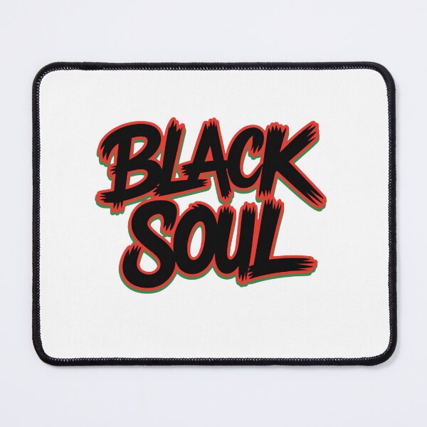 Item preview, BLACK SOUL Grunge Typography Red Green Outline Graphic designed and sold by LegendsOfLife37.