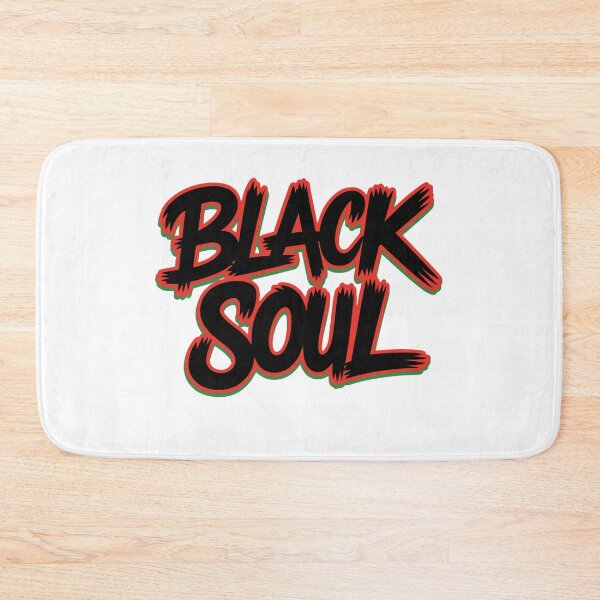 Item preview, BLACK SOUL Grunge Typography Red Green Outline Graphic designed and sold by LegendsOfLife37.