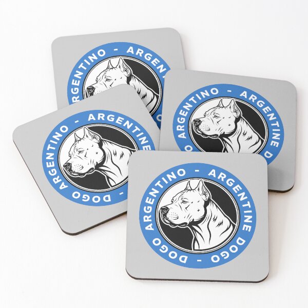 Item preview, Dogo Argentino Dog Breed Circle Logo designed and sold by KiwiRider.