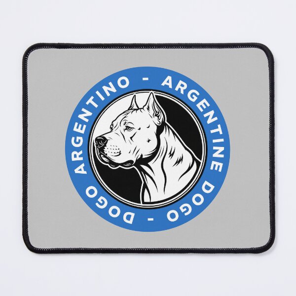 Item preview, Dogo Argentino Dog Breed Circle Logo designed and sold by KiwiRider.