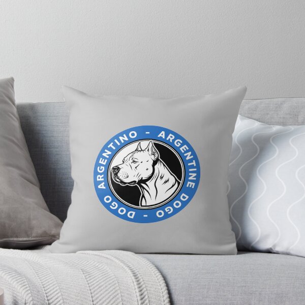 Item preview, Dogo Argentino Dog Breed Circle Logo designed and sold by KiwiRider.