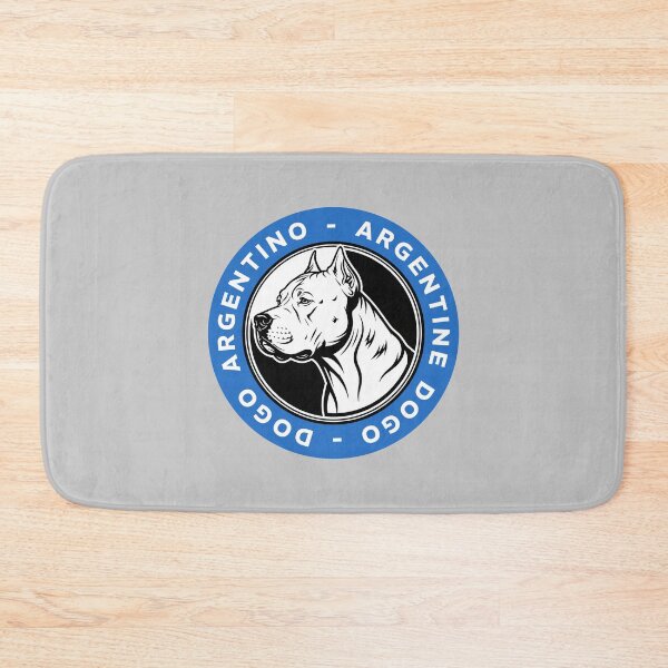 Item preview, Dogo Argentino Dog Breed Circle Logo designed and sold by KiwiRider.