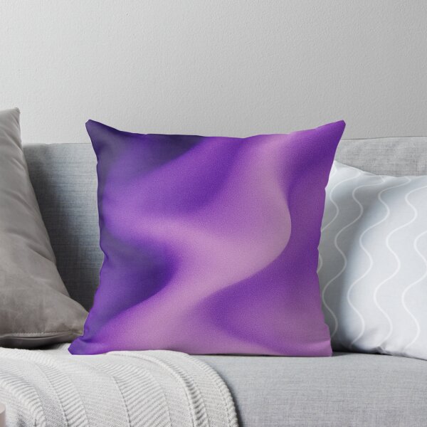 Item preview, Amethyst Purple Gradient Waves – Modern Abstract Fluid Art Print designed and sold by Finbadd.