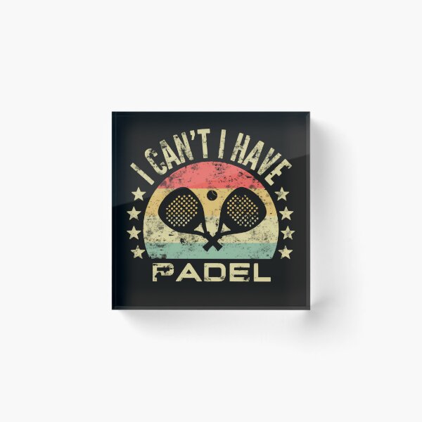 Item preview, I Can’t I Have Padel Vintage retro sunset Court Life Priority designed and sold by HumansStuck12.