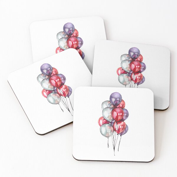 Item preview, Watercolor Balloons designed and sold by AquarellChill.