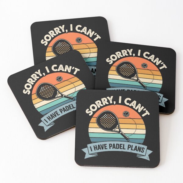 Item preview, Sorry I Can’t I Have Padel Plans Vintage Retro Sunset Court Life Priority designed and sold by HumansStuck12.