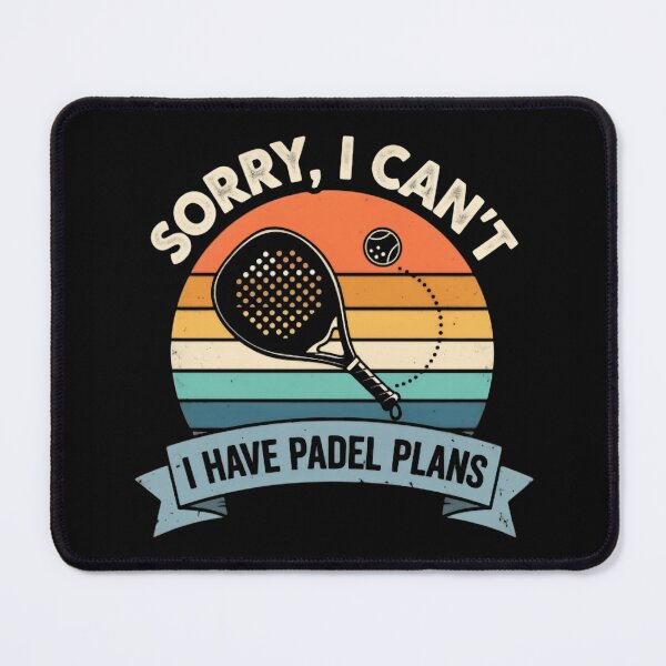 Item preview, Sorry I Can’t I Have Padel Plans Vintage Retro Sunset Court Life Priority designed and sold by HumansStuck12.