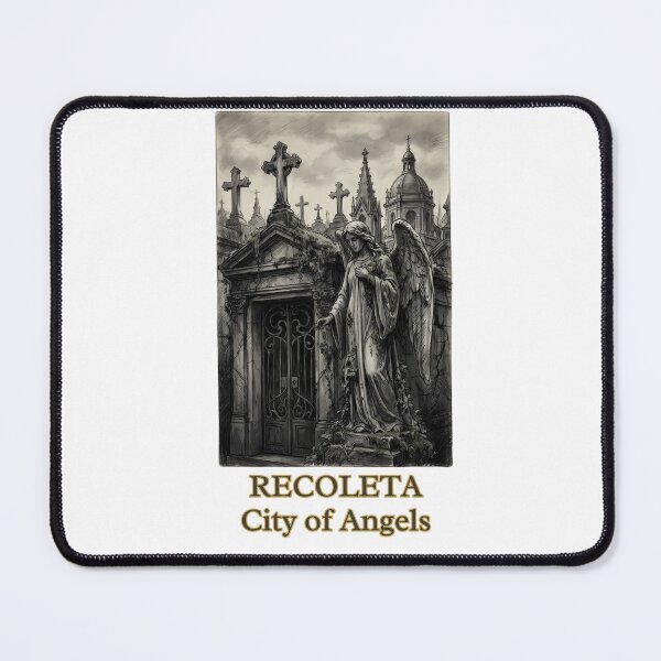 Item preview, Recoleta Cemetery Buenos Aires - Gothic Angel Statue Sketch designed and sold by Digital Dreams Arts.