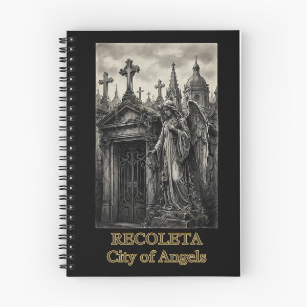 Item preview, Recoleta Cemetery Buenos Aires - Gothic Angel Statue Sketch designed and sold by Digital Dreams Arts.