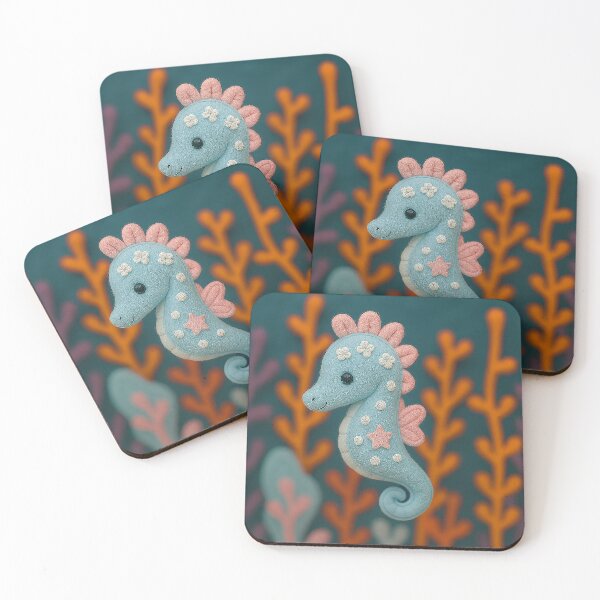 Item preview, Pip the Seahorse of Cuddlefish Cove designed and sold by CuddleFish Creations.