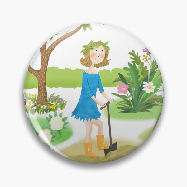 Item preview, A spring garden designed and sold by EmilyDouArt.