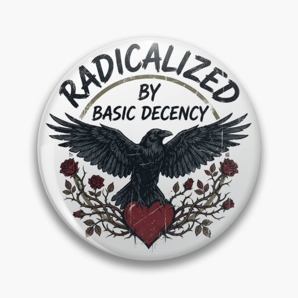 Item preview, Radicalized By Aesthetic Decadence Gothic Raven Grunge for Rebels designed and sold by chattsuede.