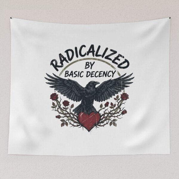 Item preview, Radicalized By Aesthetic Decadence Gothic Raven Grunge for Rebels designed and sold by chattsuede.