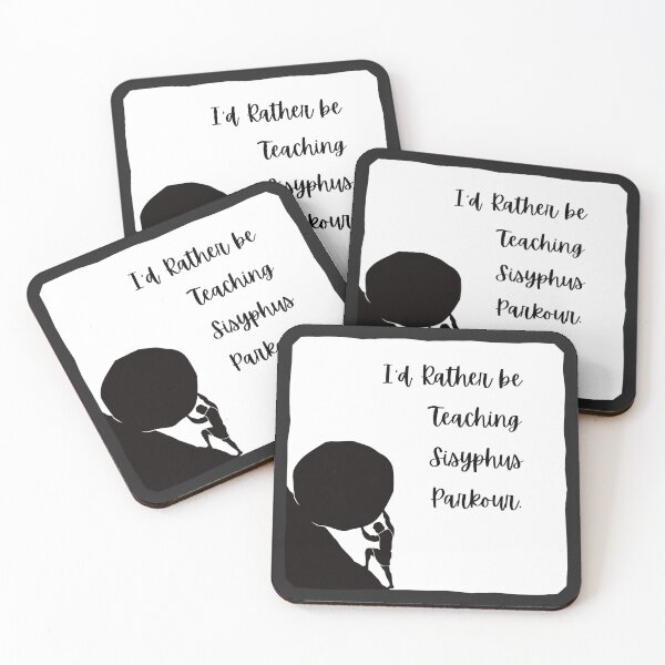Item preview, Sisyphus Parkour Trainer - Funny Mythology Absurdist Quote designed and sold by Literally Anywhere Else.