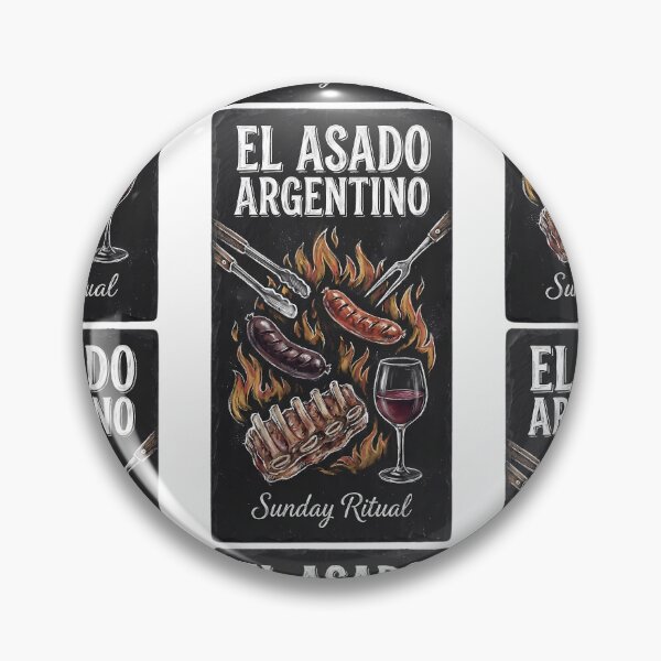 Item preview, El Asado Argentino - Sunday Ritual BBQ & Malbec Chalkboard Art designed and sold by Digital Dreams Arts.