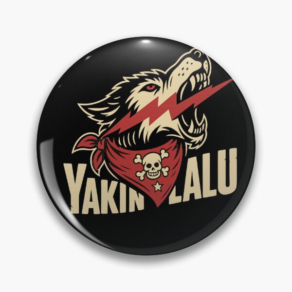 Item preview, YAKIN ZALU Howling Wolf Skull Bandana Lightning Graphic designed and sold by LegendsOfLife37.