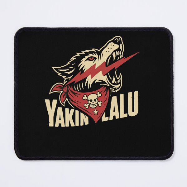 Item preview, YAKIN ZALU Howling Wolf Skull Bandana Lightning Graphic designed and sold by LegendsOfLife37.