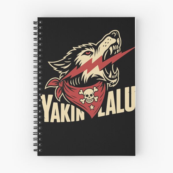 Item preview, YAKIN ZALU Howling Wolf Skull Bandana Lightning Graphic designed and sold by LegendsOfLife37.