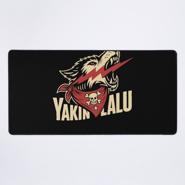 Item preview, YAKIN ZALU Howling Wolf Skull Bandana Lightning Graphic designed and sold by LegendsOfLife37.