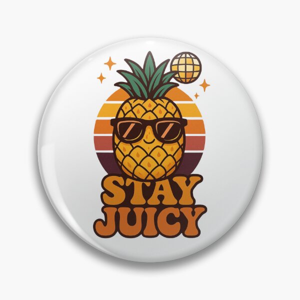 Item preview, Disco Pineapple Stay Juicy Graphic designed and sold by HoneyVibe.