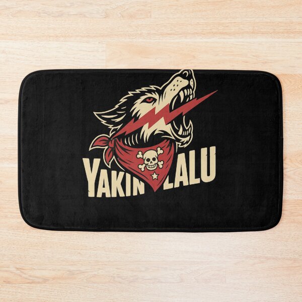 Item preview, YAKIN ZALU Howling Wolf Skull Bandana Lightning Graphic designed and sold by LegendsOfLife37.