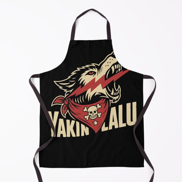 Item preview, YAKIN ZALU Howling Wolf Skull Bandana Lightning Graphic designed and sold by LegendsOfLife37.