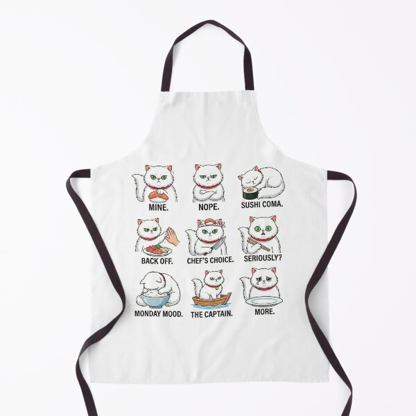 Item preview, Sushi Coma Grumpy Cat Funny Meme Mascot for Sushi Lover designed and sold by chattsuede.