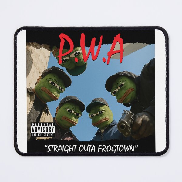 Item preview, PWA - Straight Outa Frogtown designed and sold by DementiaTime.