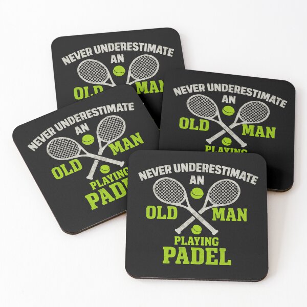 Item preview, Never Underestimate an Old Guy Who Plays Padel Energy Fun Spirit designed and sold by HumansStuck12.