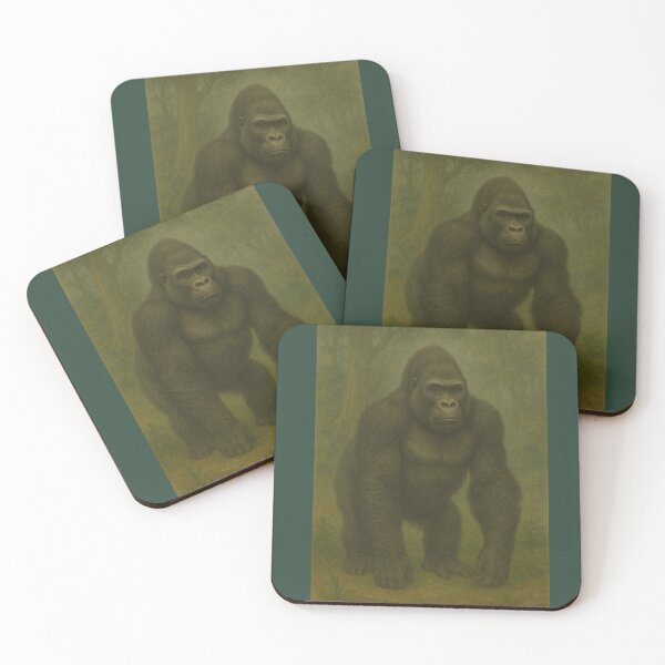 Item preview, Gorilla Forest Guardian – GeoWild Nature Protector Art designed and sold by GeoWild Designs.