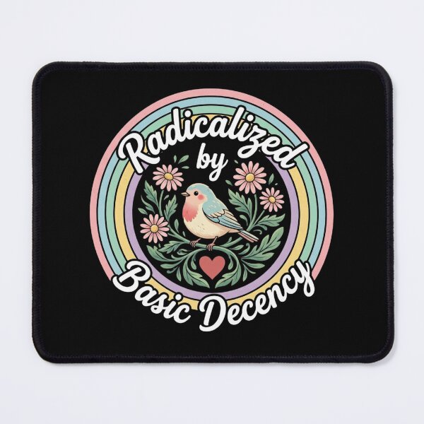 Item preview, Radicalized by Basic Decency Retro Vintage Typography for Activists designed and sold by chattsuede.