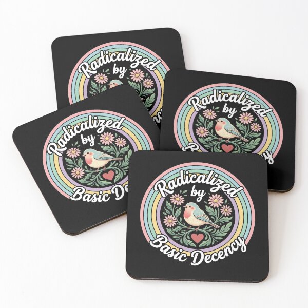 Item preview, Radicalized by Basic Decency Retro Vintage Typography for Activists designed and sold by chattsuede.