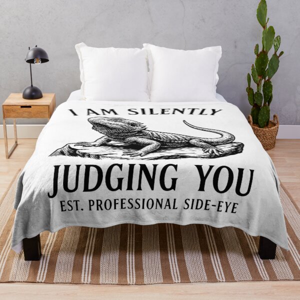 Item preview, I’m Silently Judging You Funny Bearded Dragon Sarcastic Reptile Lover Side Eye designed and sold by gunaone-design.