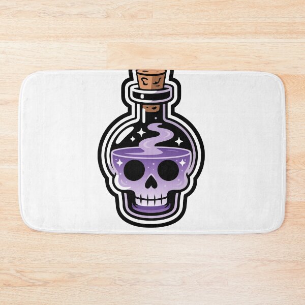 Item preview, Magical Skull Potion Bottle Witchy Cartoon Graphic designed and sold by LegendsOfLife37.