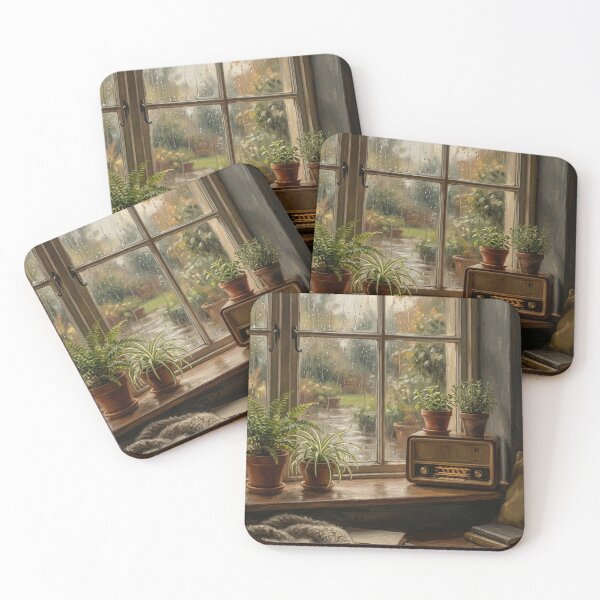 Item preview, Mossy Window — Lofi Afternoon designed and sold by Tamer ⭐⭐⭐⭐⭐.