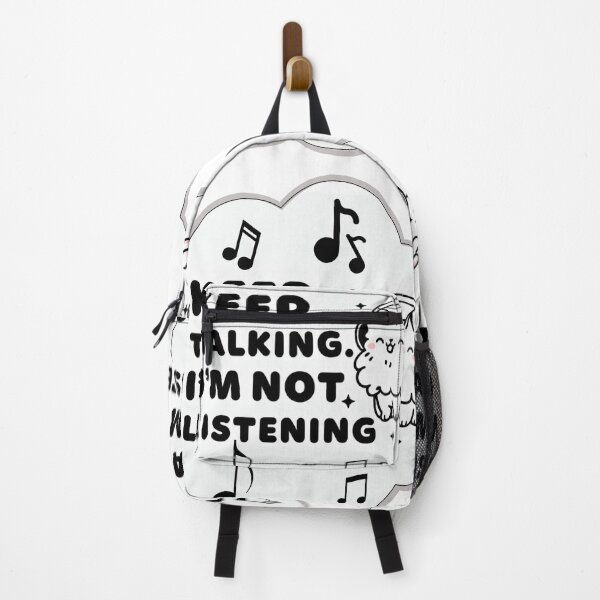 Item preview, Keep Talking, I'm Not Listening - cat in headphones designed and sold by Stefrait-7.