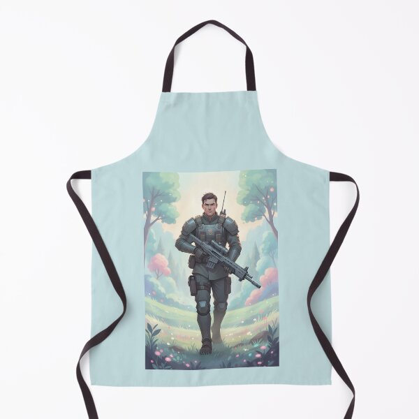 Item preview, soldier in uniform with weapon walking in nature designed and sold by Nikoleta Vukovic.
