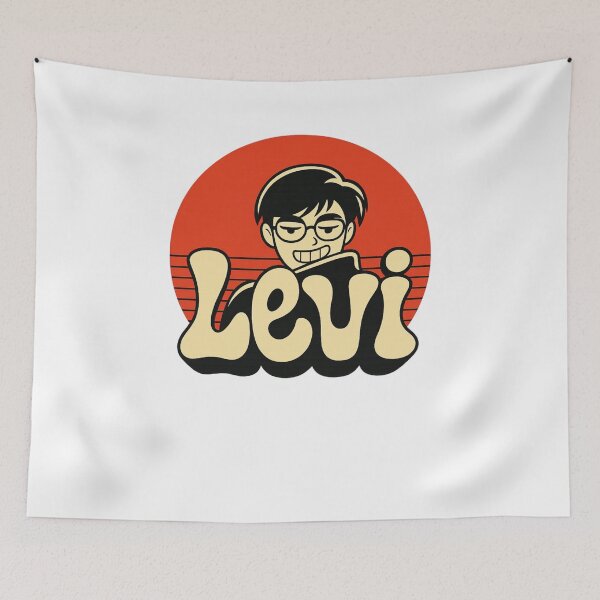 Item preview, Levi Name Anime Character Retro Japanese Graphic designed and sold by LegendsOfLife37.
