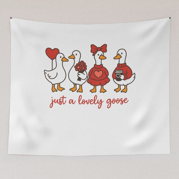 Item preview, Just a Lovely Goose Valentines Day Gift - Cute Silly Goose Lover designed and sold by gunaone-design.