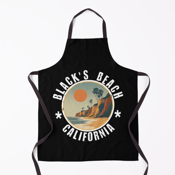 Item preview, Black's Beach - California (with White Lettering) designed and sold by VelvetRoom.