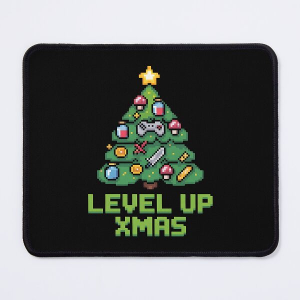 Item preview, Level Up Xmas - Retro Gamer Christmas Tree designed and sold by Ambient Mind Design.