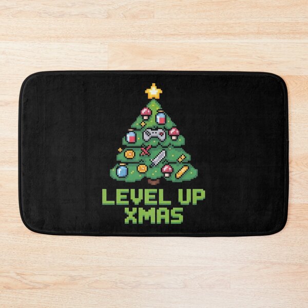 Item preview, Level Up Xmas - Retro Gamer Christmas Tree designed and sold by Ambient Mind Design.