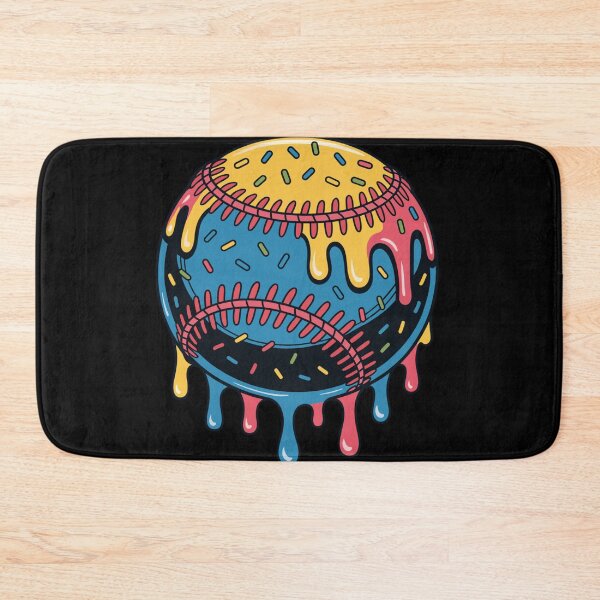 Item preview, Dripping Baseball Melting Icing Sprinkles Pop Art Graphic designed and sold by LegendsOfLife37.
