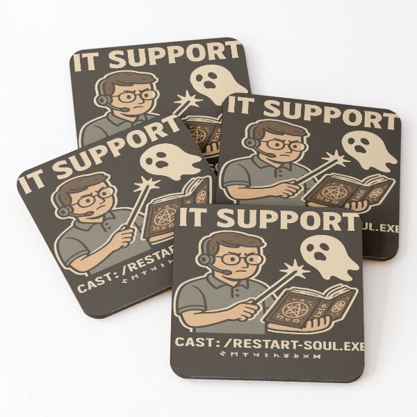 Item preview, IT Support Exorcist Shirt – CAST /restart-soul.exe Command Line Humor designed and sold by POD DYNASTY.