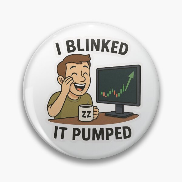 Item preview, I Blinked, It Pumped Trader designed and sold by DivinelyAligned8.