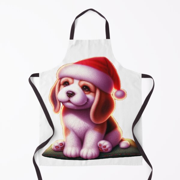 Item preview, Magical Snoopy Christmas Eve - Realistic Fluffy Santa Beagle Sticker 2025 designed and sold by ARTCREATESHOP.
